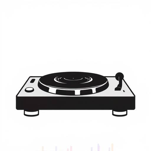 DJターンテブルのアイコン